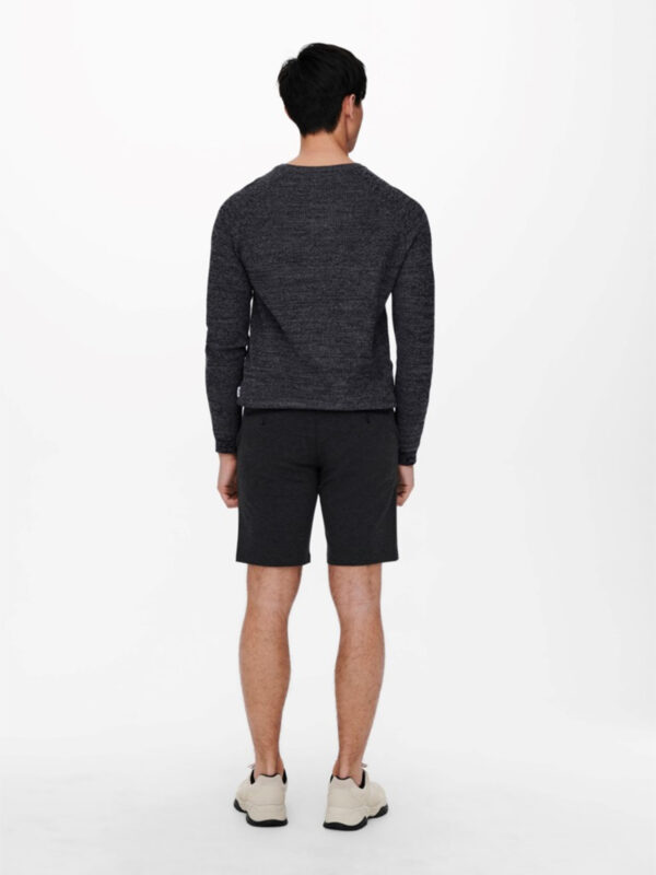 Only & Sons Mark Shorts Dark Grey Melange