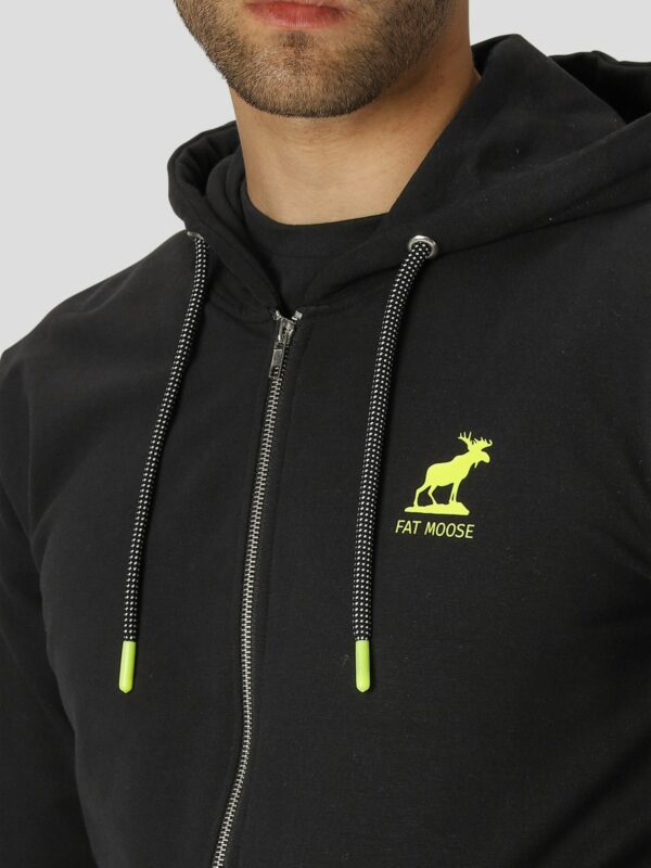 Fat Moose Brady Hood Zip Black