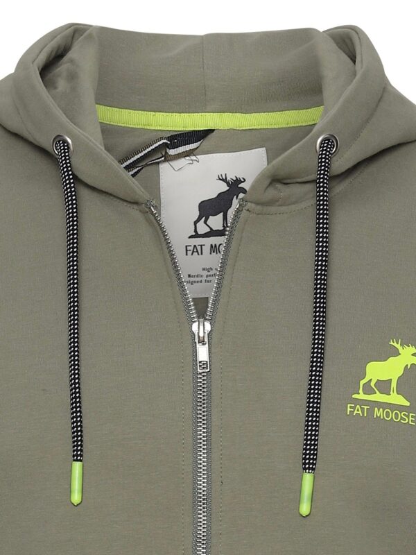 Fat Moose Brady Hood Zip Dusty Green
