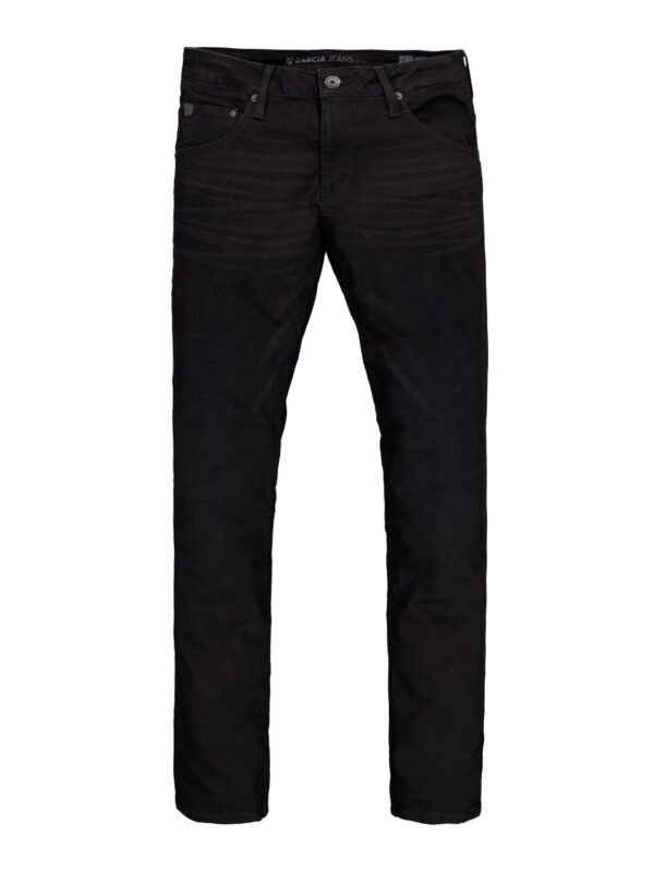 Garcia Russo Regular Fit Jeans Coal Denim Dark Used