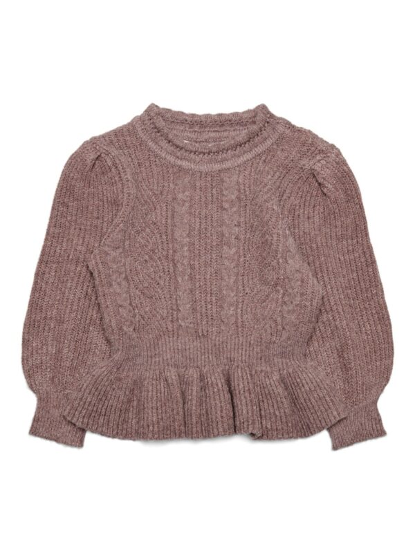Kids Only Mini Katia L/S Structure Pullover Rose Brown