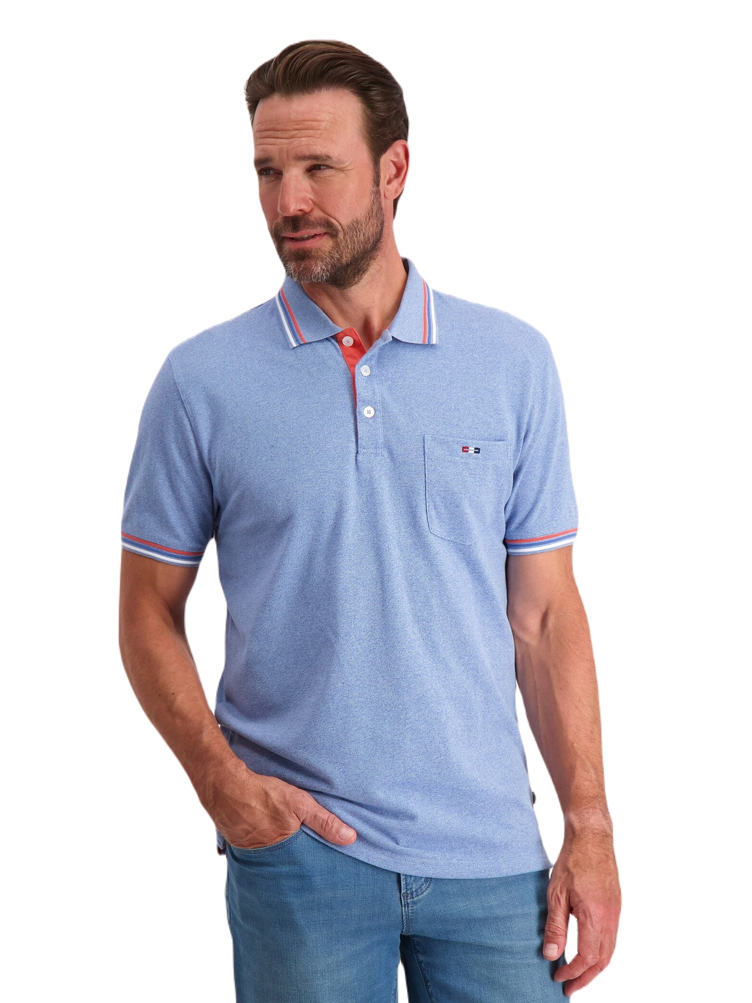 Bison Polo 80-431004 Sea Blue