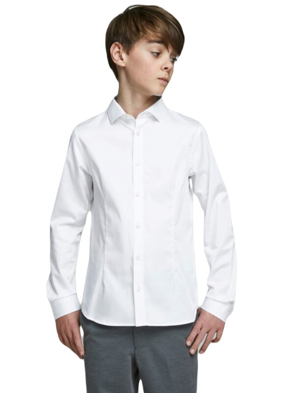 Jack & Jones JR Parma Skjorte L/S White