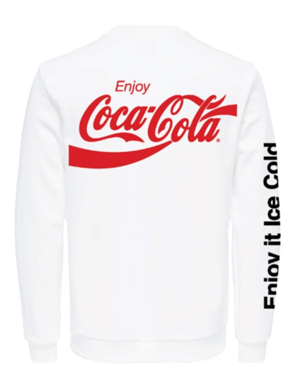 Only & Sons Coca Cola L/S Sweatshirt Hvid
