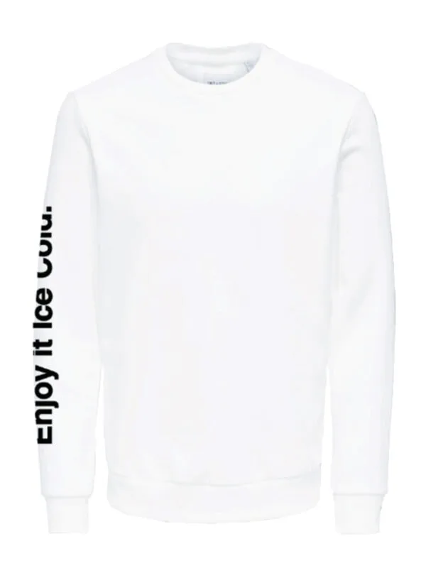 Only & Sons Coca Cola L/S Sweatshirt Hvid