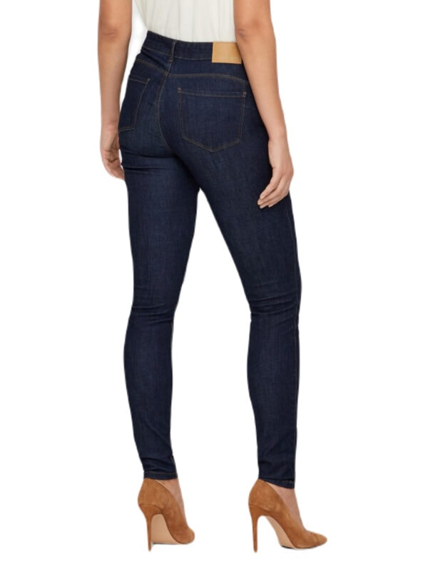 Vero Moda VMSEVEN Shape Up Jeans Dark Blue Denim