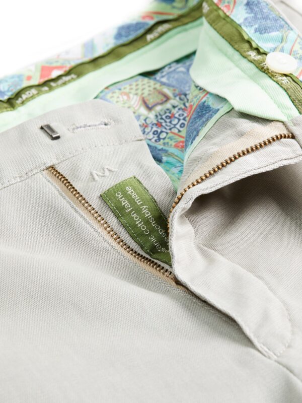 Meyer Chinos Med Mikrooptik Beige