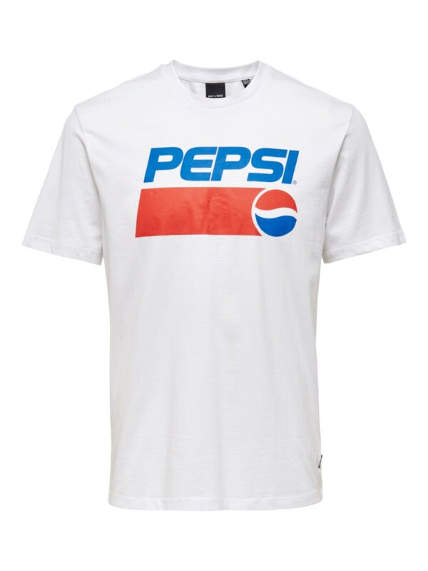 Only & Sons Pepsi S/S T-Shirt Hvid