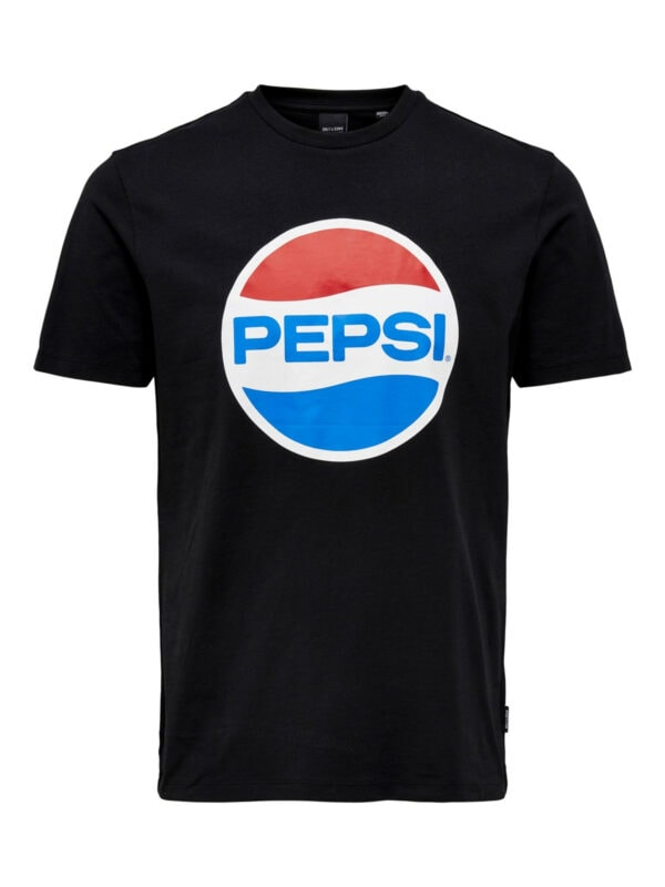Only & Sons Pepsi S/S T-Shirt Sort