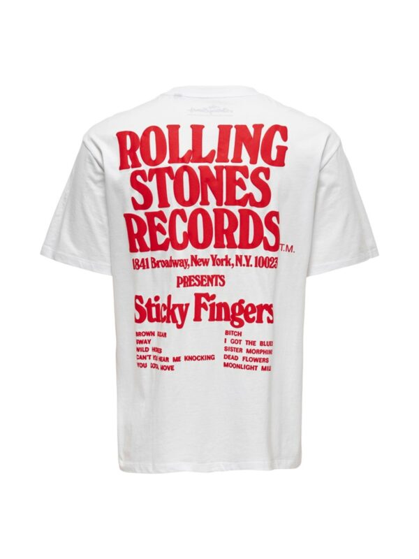 Only & Sons Rolling Stones S/S T-Shirt Hvid