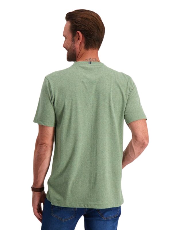 Bison T-Shirt 80-400068 Light Green Melange