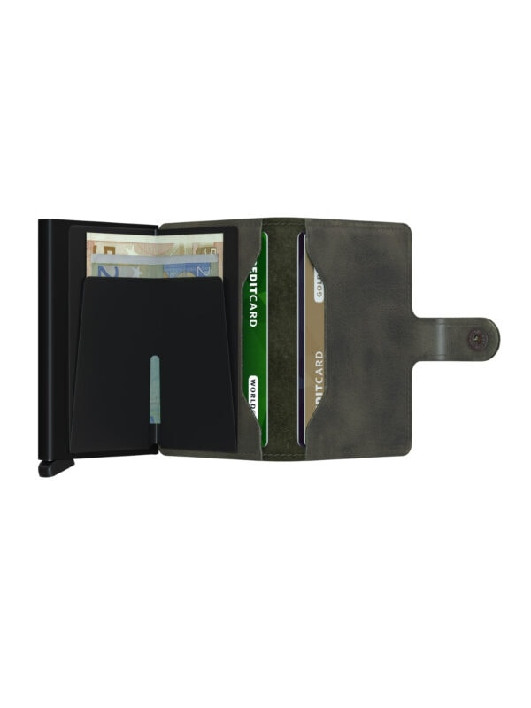 Secrid Miniwallet Vintage Olive - Black