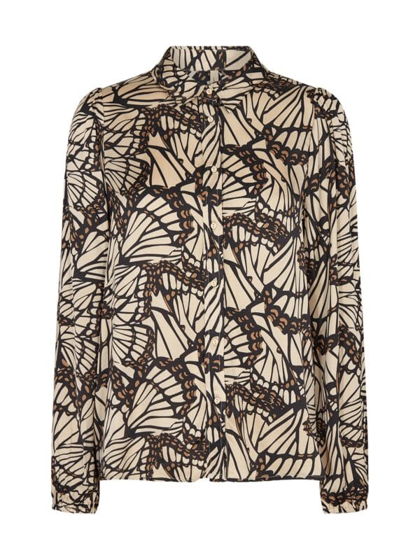 Soyaconcept SC-HARIET 1 Skjorte Sepia Brown Combi
