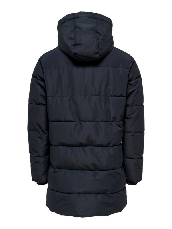 Onlty & Sons ONSCARL LONG QUILTED COAT OTW Dark Navy