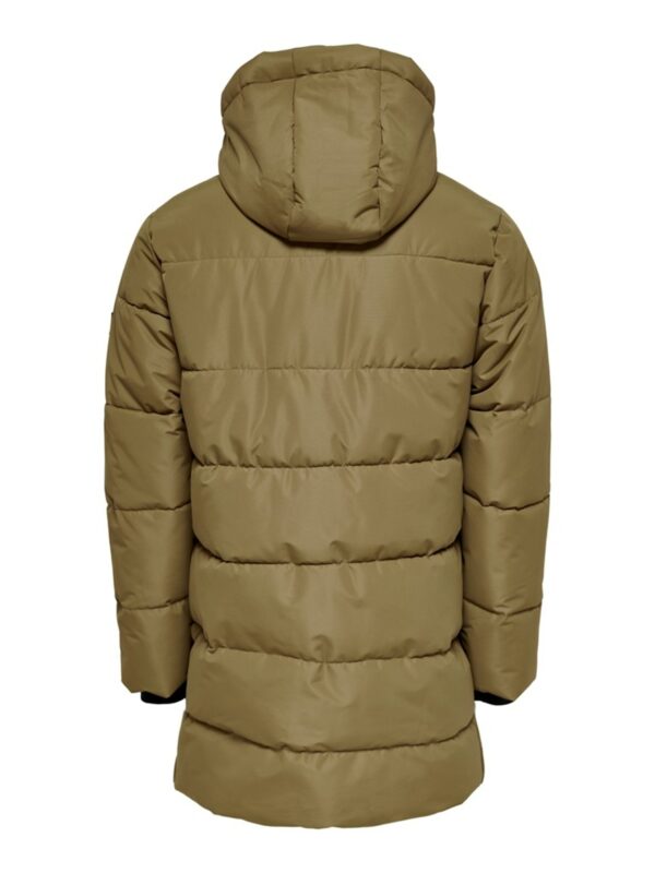 Only & Sons ONSCARL LONG QUILTED COAT OTW Kangaroo