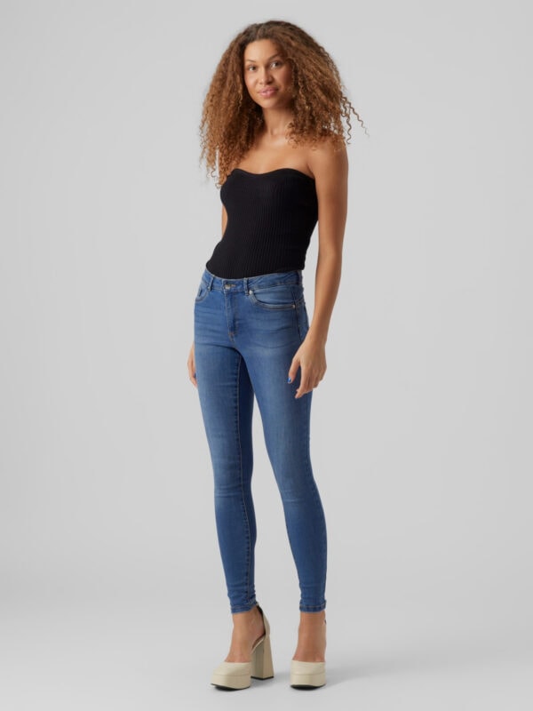 Vero Moda VMALIA Shape Jeans Medium Blue Denim