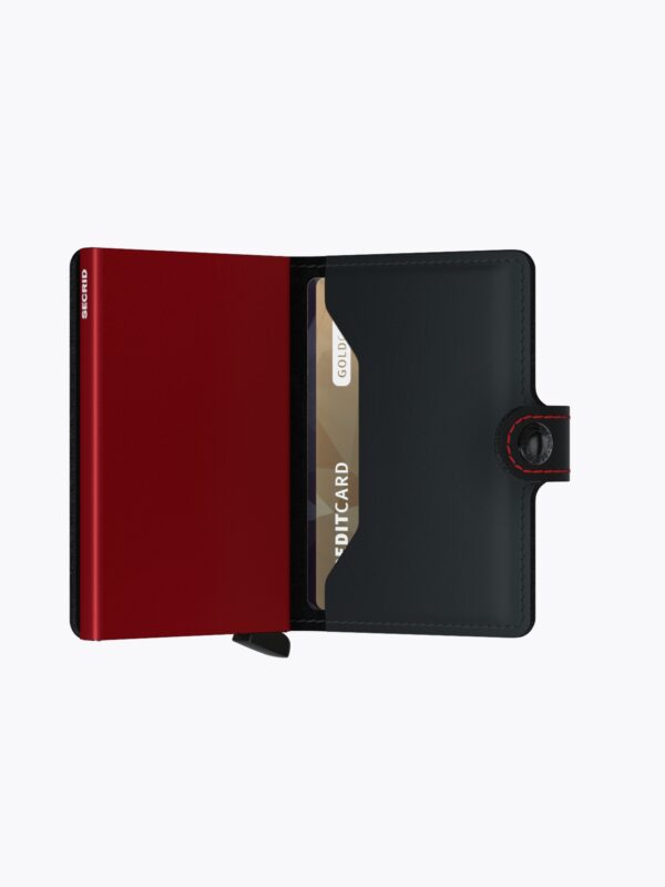 Secrid Miniwallet Matte Black & Red