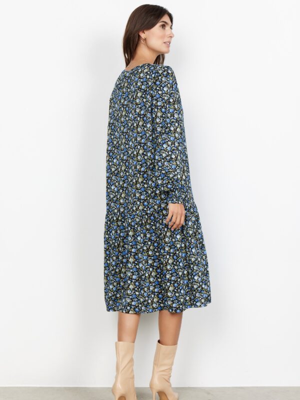 Soyaconcept SC-FELICITY AOP 405 Kjole Bright Blue Combi