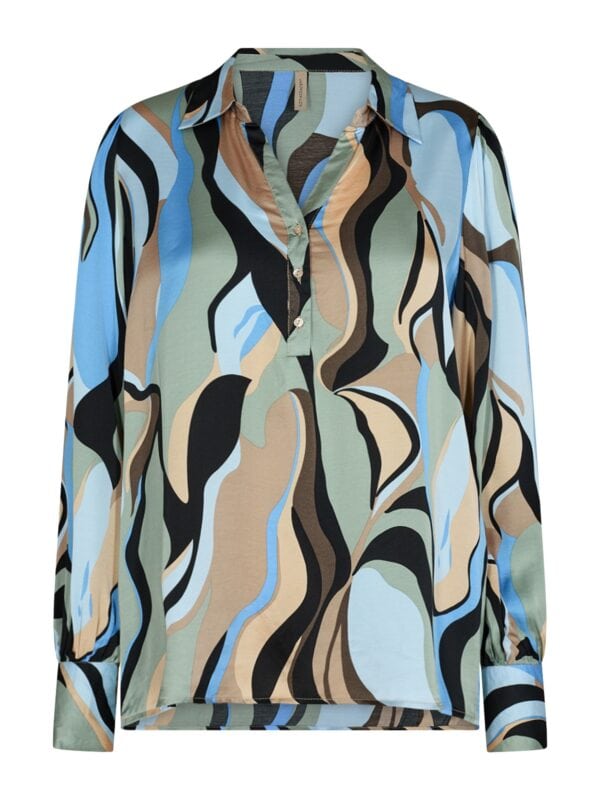 Soyaconcept SC-JAMILLA 2 Bluse Bright Blue Combi