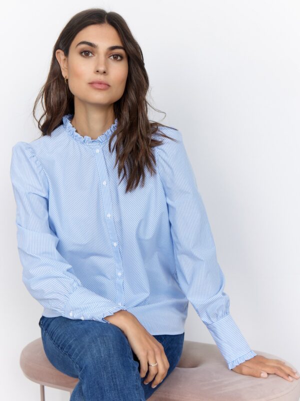 Soyaconcept SC-JESSIKA 1 Skjorte Bright Blue Combi