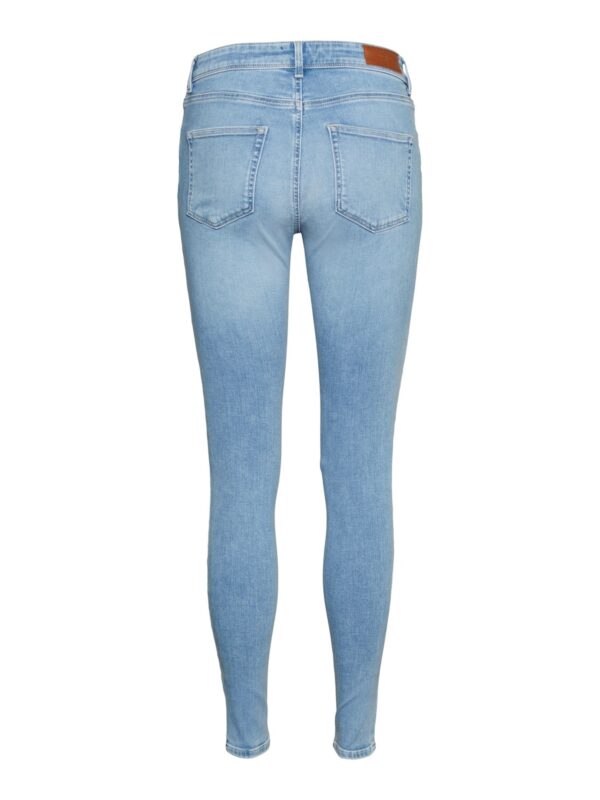 Vero Moda Vmlux Mr Slim Jeans Light Blue Denim