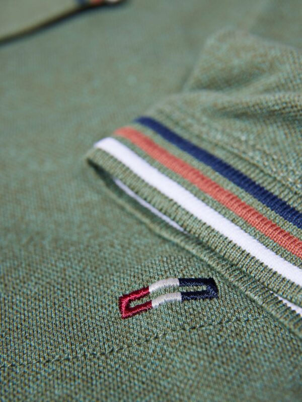 Bison Piqué Polo 80-431004 Dust Green