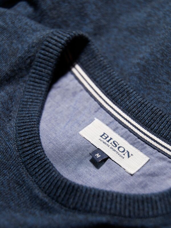 Bison Pullover 80-801024 Navy Melange