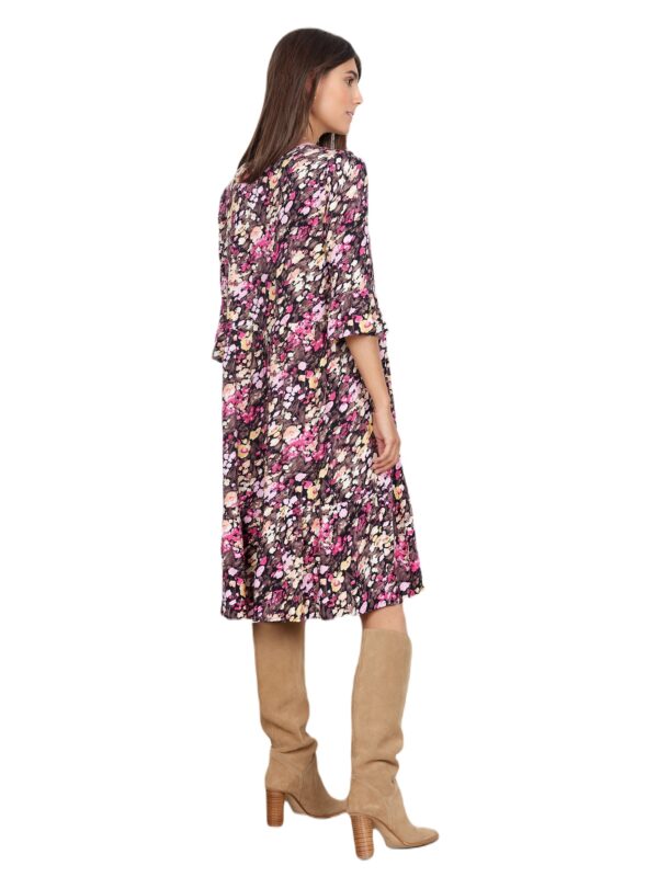 Soyaconcept SC-KARELIA 3 Kjole Fuchsia Rose Combi