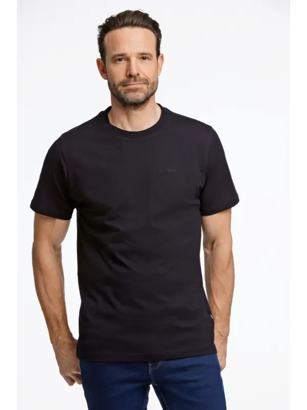 Bison O-neck Tee Navy