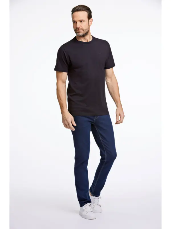 Bison O-neck Tee Navy