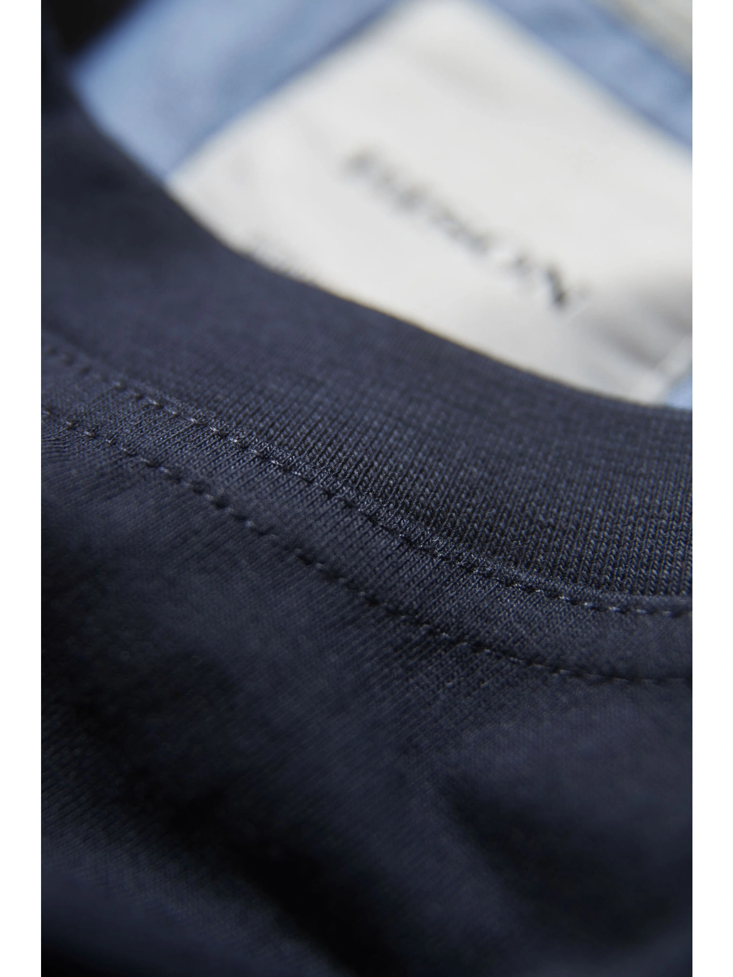 Bison O-neck Tee Navy