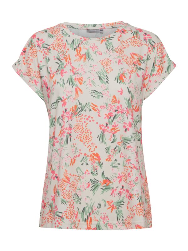 Fransa FRSEEN TEE 1 T-shirt Firecracker Mix