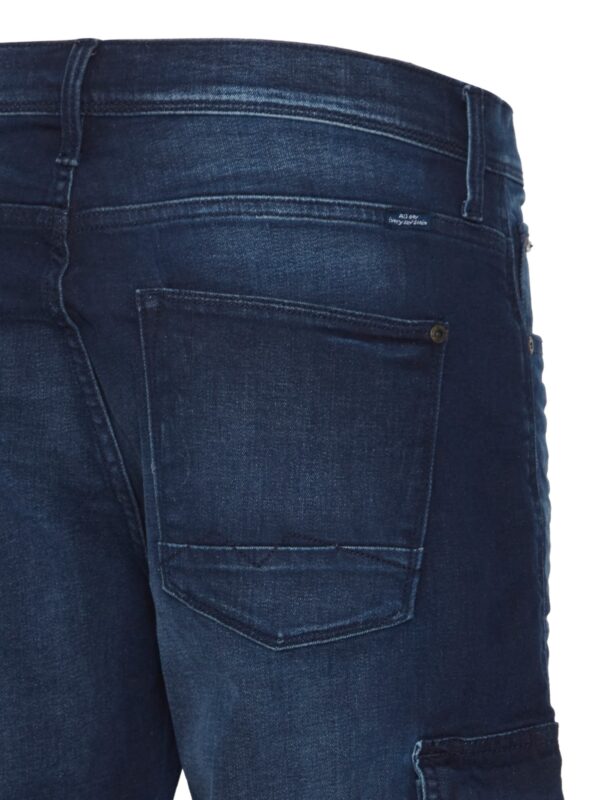 Blend Denim Cargo Shorts Denim Dark Blue