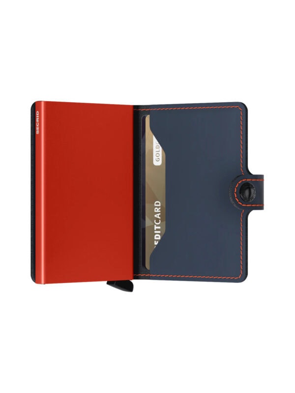 Secrid Miniwallet Matte Nightblue & Orange