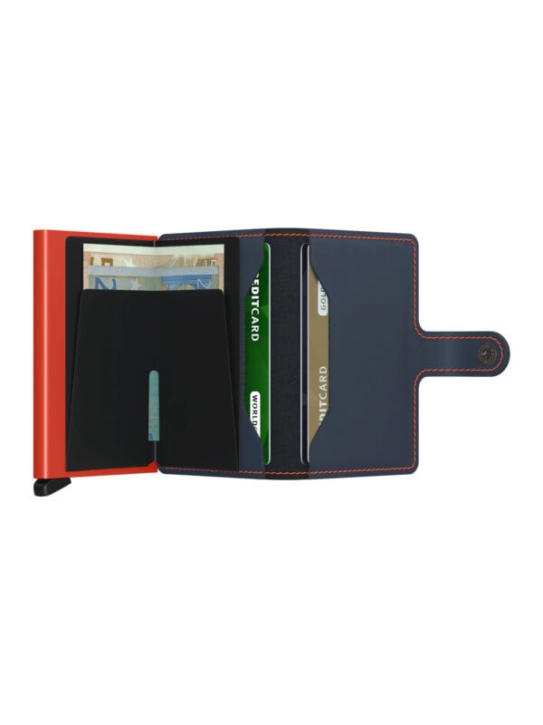 Secrid Miniwallet Matte Nightblue & Orange