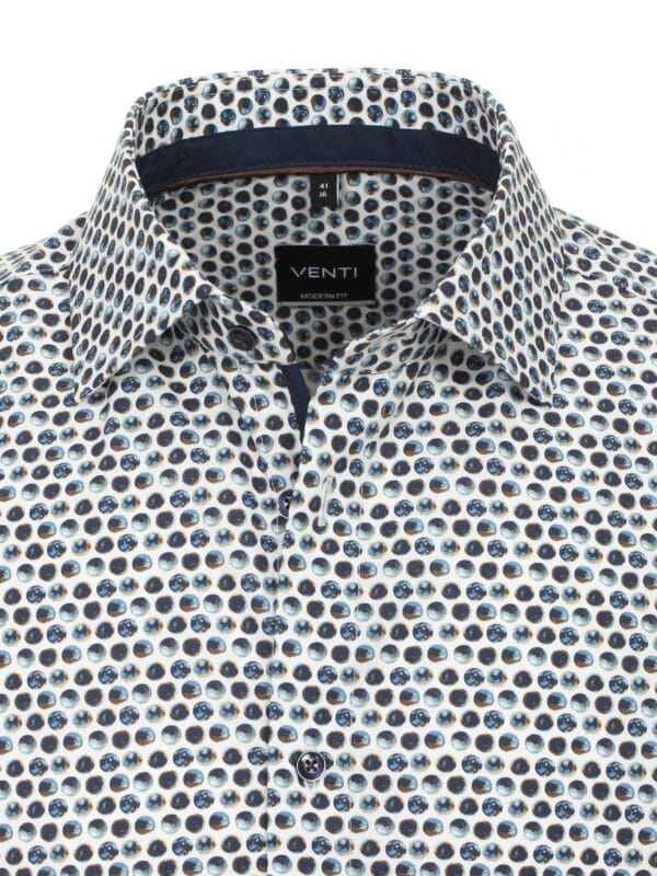 Venti Kortærmet Skjorte 634095000 Blue