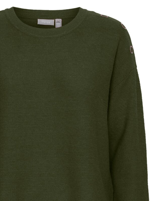 Fransa FRCEMELANGE PU 3 Pullover Rifle Green