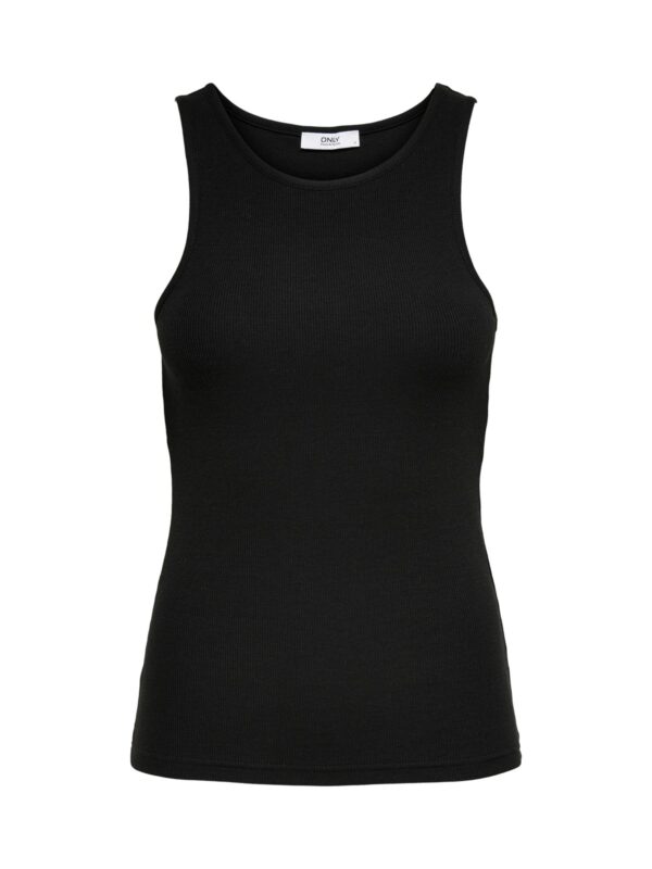 Only Kenya Rib Tank Top Black