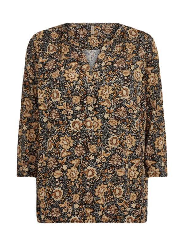 Soyaconcept SC-FELICITY AOP 430 Bluse Sort