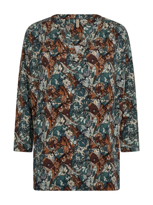 Soyaconcept SC-MARICA AOP 261 Bluse Mørkegrøn