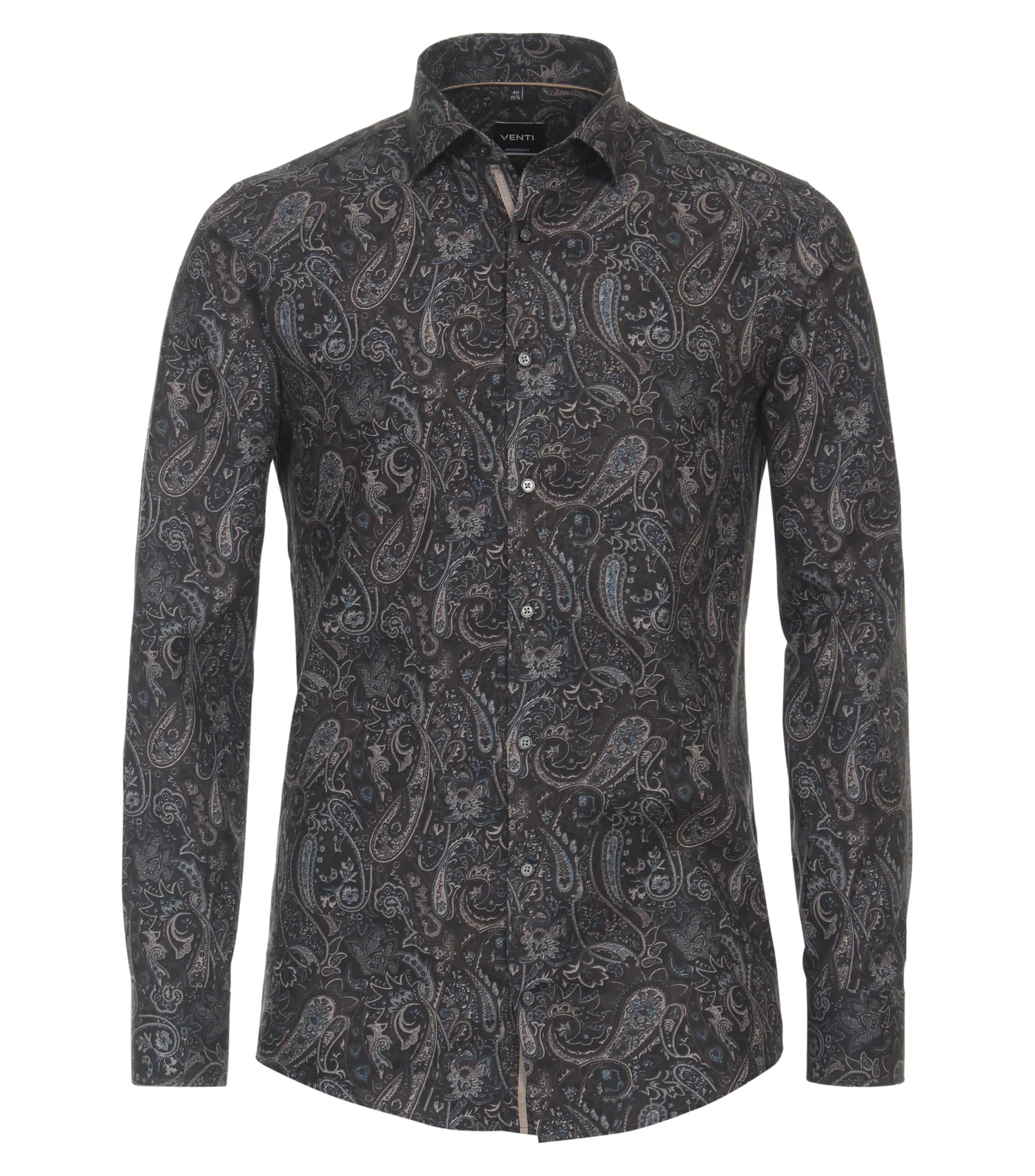 Venti Business Skjorte 134135100 Anthracite