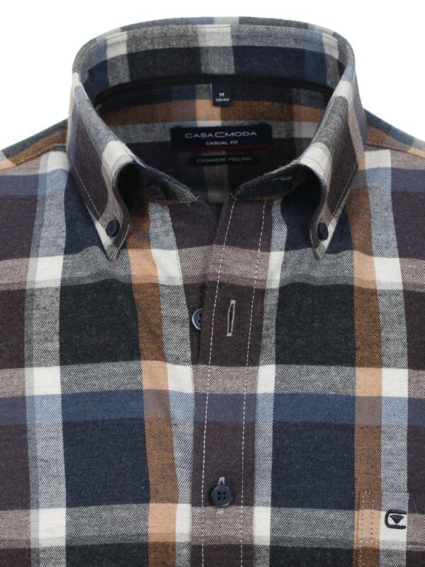 Casa Moda Ternet Cashmere Skjorte Brown