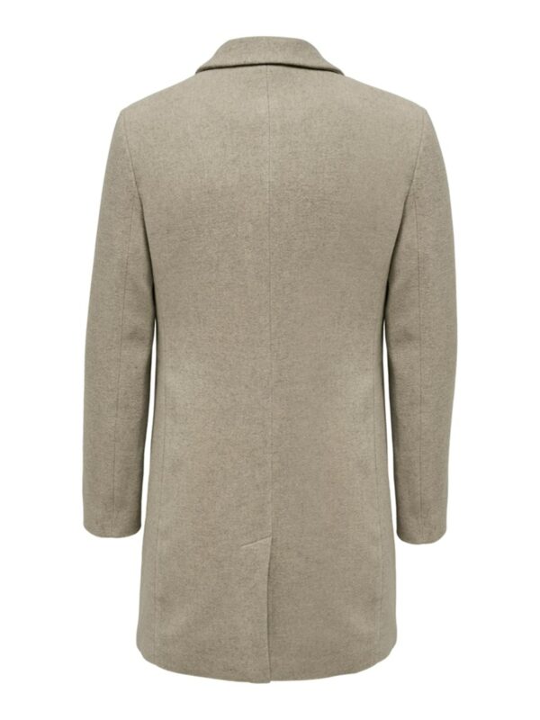 Only & Sons ONSJAYLON Wool Coat Silver Lining