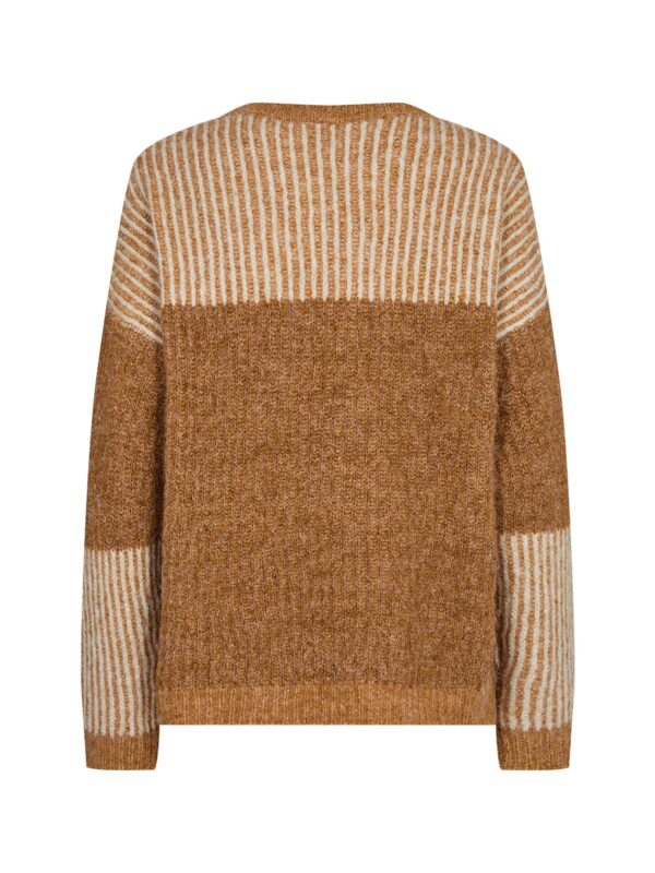 Soyaconcept SC-TORINO YD STRIPE 6 Pullover Camel