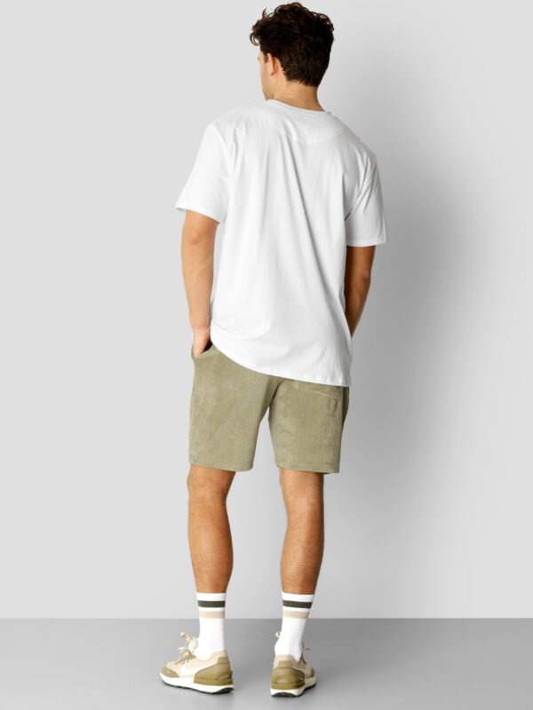 Clean Cut Copenhagen Cohen Brushed Tee SS White