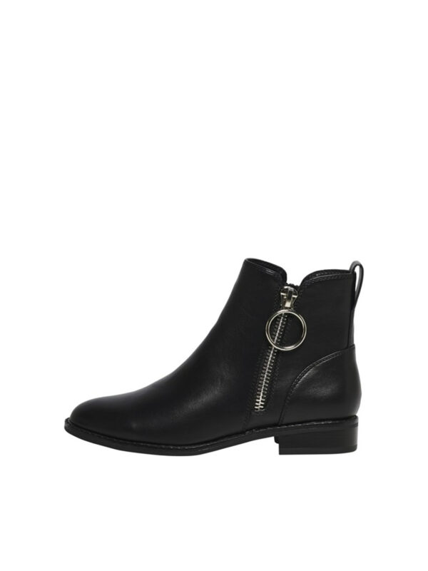 ONLY ONLBOBBY-22 PU Zip Boot - NOOS Black