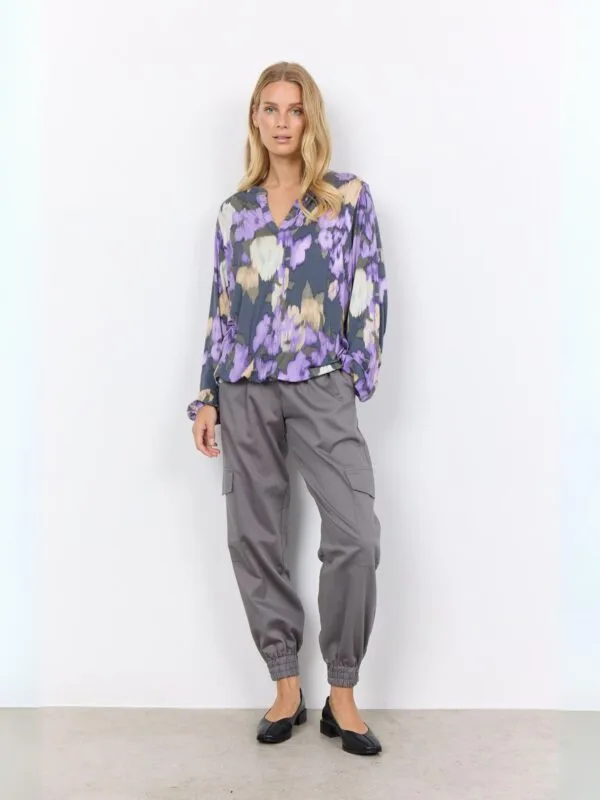 Soyaconcept SC-MARICA AOP 276 Bluse LILAC BREEZE COMBI