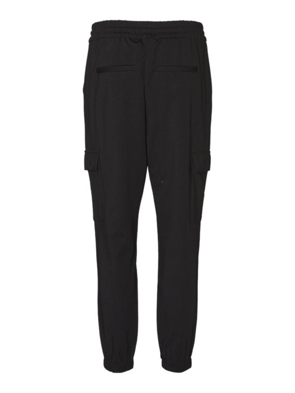 Vero Moda VMEVA MW CARGO ELASTIC DETAIL PANT NOOS Black