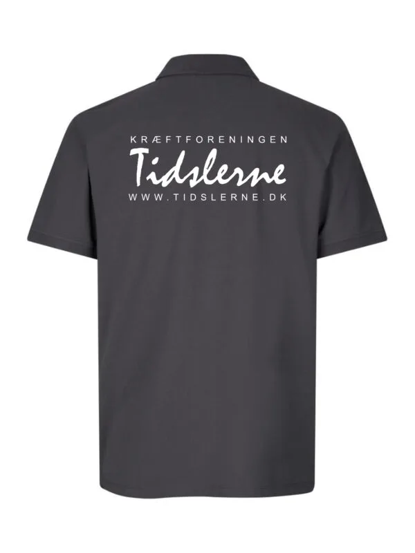 Kræftforeningen Tidslerne Herre Polo 0376 Silvergrey