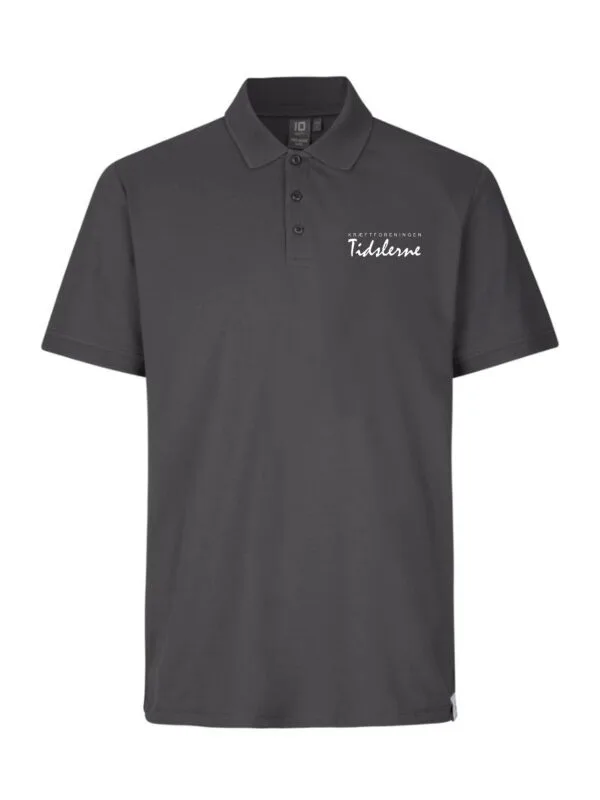 Kræftforeningen Tidslerne Herre Polo 0376 Silvergrey